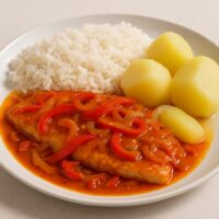 FILÉ DE PEIXE ESCABECHE