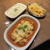 FILÉ MIGNON A PARMEGIANA ( 2 PESSOAS)