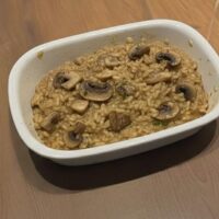 RISOTO DE COGUMELOS FRESCOS (2 PESSOAS)