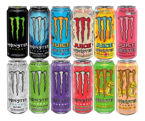 ENERGÉTICO MONSTER 473ML (CONSULTE SABORES DISPONÍVEIS)