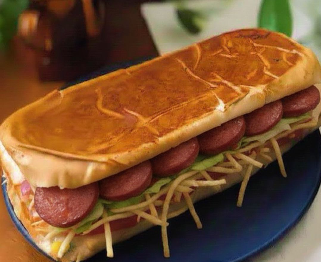 HOT DOG CALABRESA FATIADA