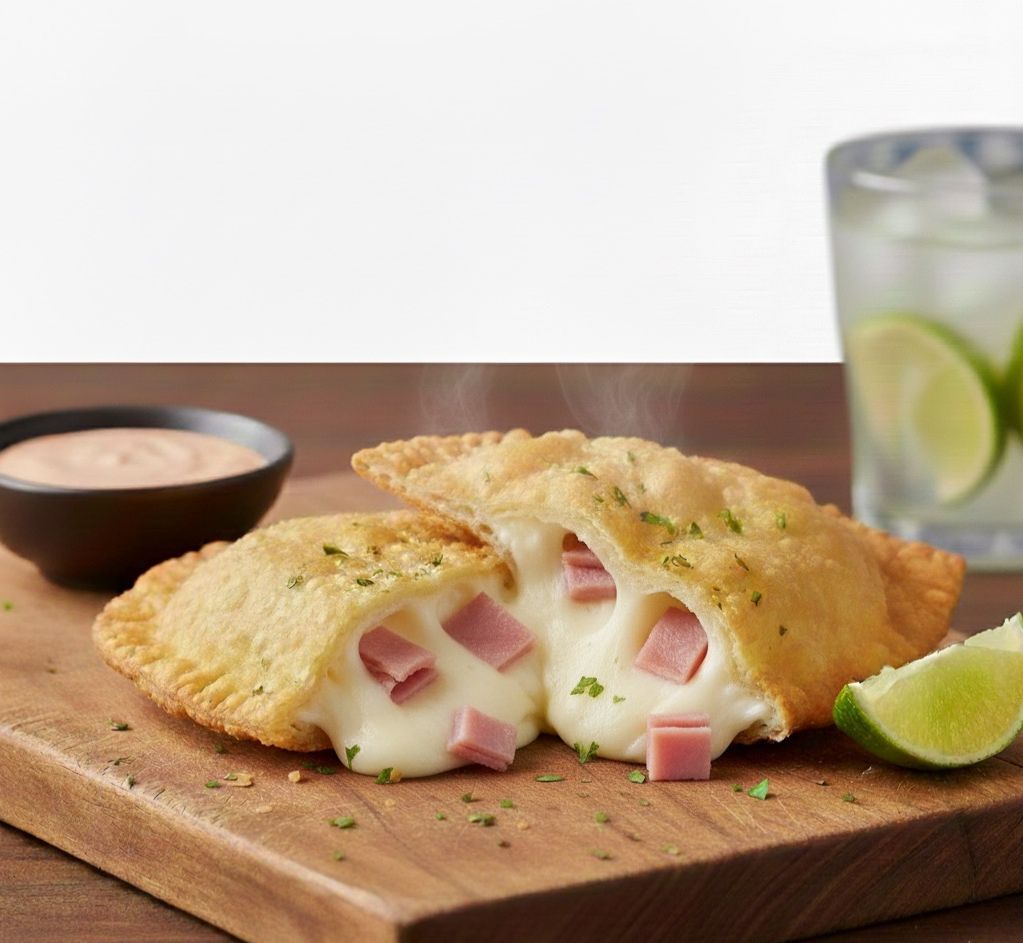 PASTEL DE PRESUNTO E QUEIJO